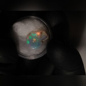 Very Beautiful Natural Opal In Display